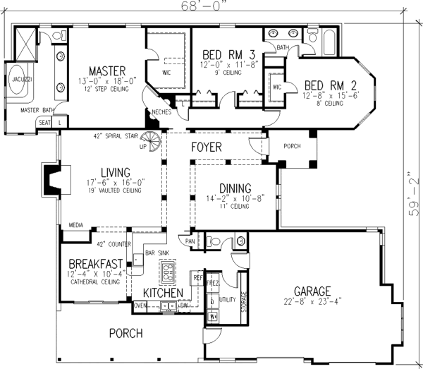 Main Floor Plan: 58-279