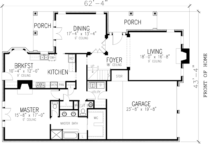 Main Floor Plan: 58-280