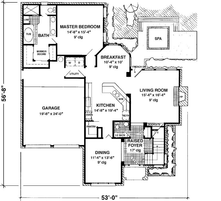 Main Floor Plan: 58-284