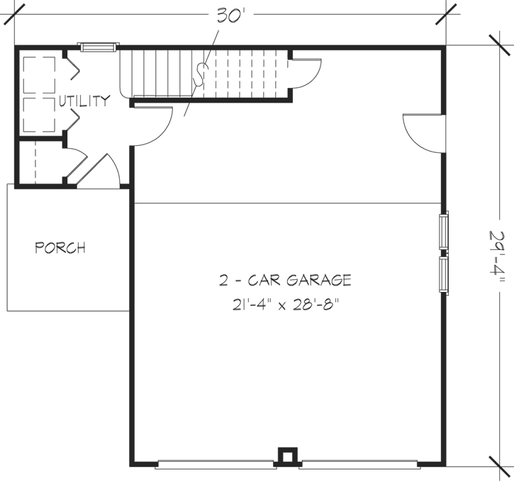 Main Floor Plan: 58-286