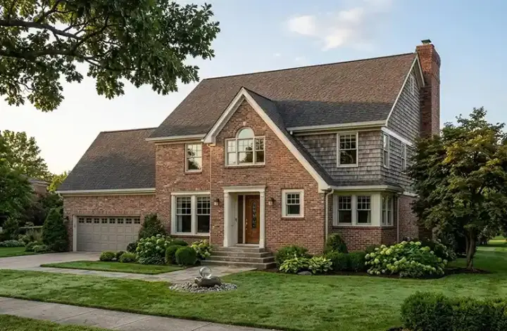 Traditional house plans 58-287 - front exterior, 2,561 sq ft, 4 bed, 2 bath house plans | Monster House Plans