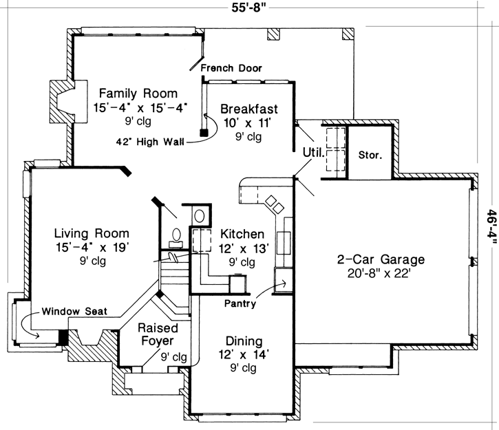 Main Floor Plan: 58-290