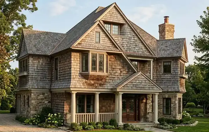 European house plans 58-294 - front exterior, 2,590 sq ft, 3 bed, 2 bath house plans | Monster House Plans