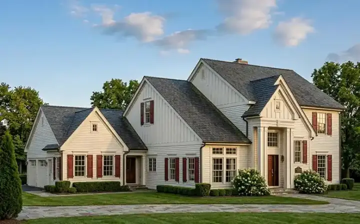 Traditional house plans 58-295 - front exterior, 2,593 sq ft, 3 bed, 2 bath house plans | Monster House Plans