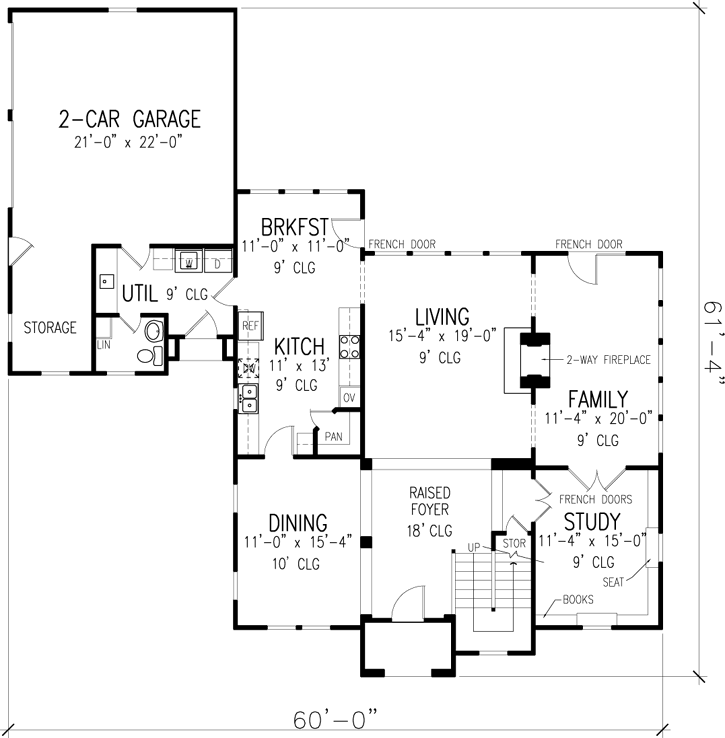 Main Floor Plan: 58-295