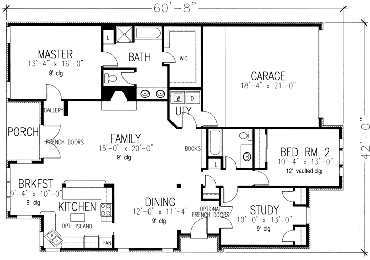 Main Floor Plan: 58-296