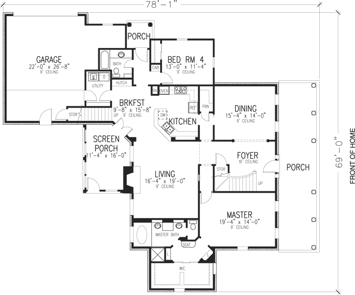 Main Floor Plan: 58-298