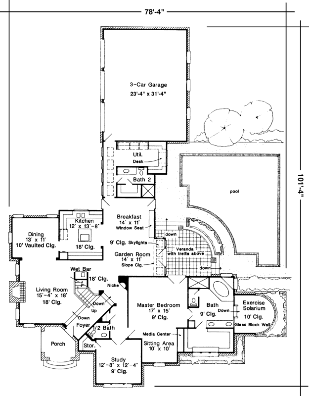 Main Floor Plan: 58-299