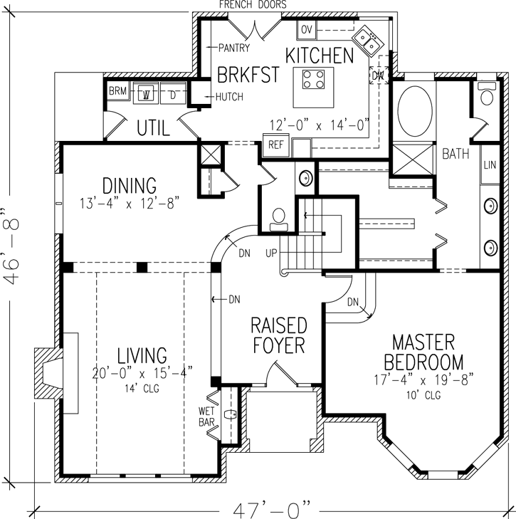 Main Floor Plan: 58-301