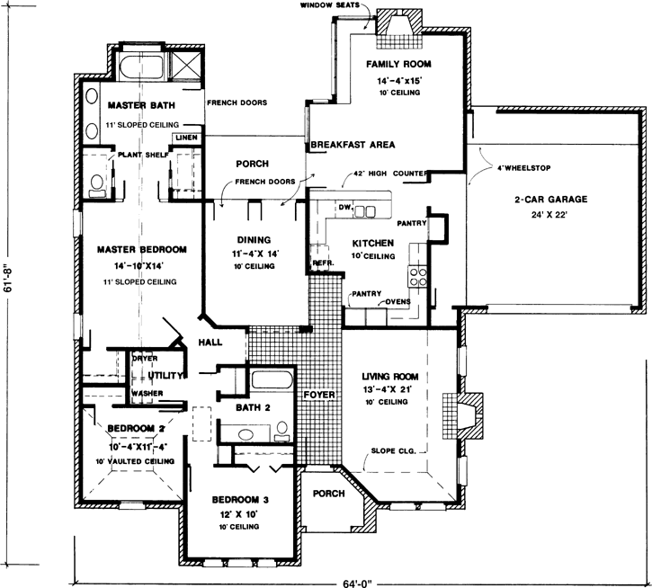 Main Floor Plan: 58-302