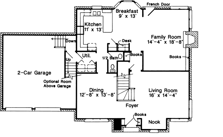 Main Floor Plan: 58-303