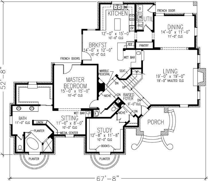 Main Floor Plan: 58-304