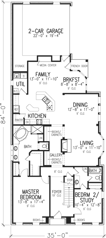 Main Floor Plan: 58-305