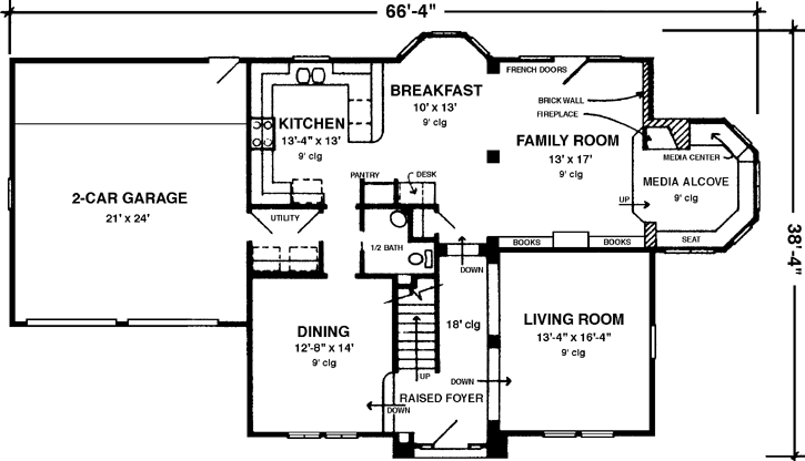 Main Floor Plan: 58-307