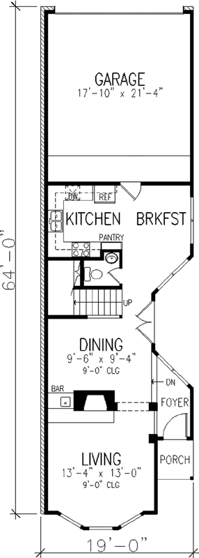 Main Floor Plan: 58-308