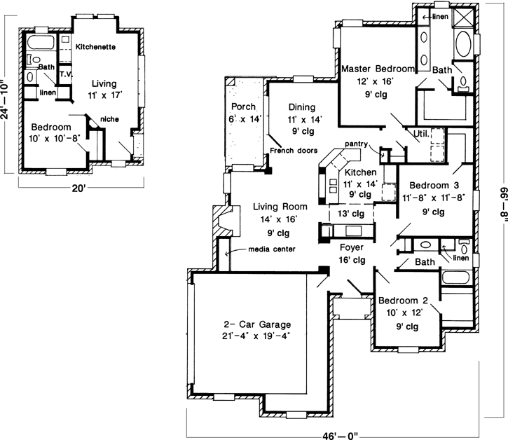 Main Floor Plan: 58-309