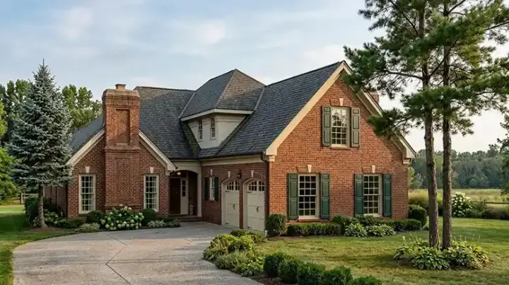 Traditional house plans 58-312 - front exterior, 2,667 sq ft, 3 bed, 2 bath house plans | Monster House Plans
