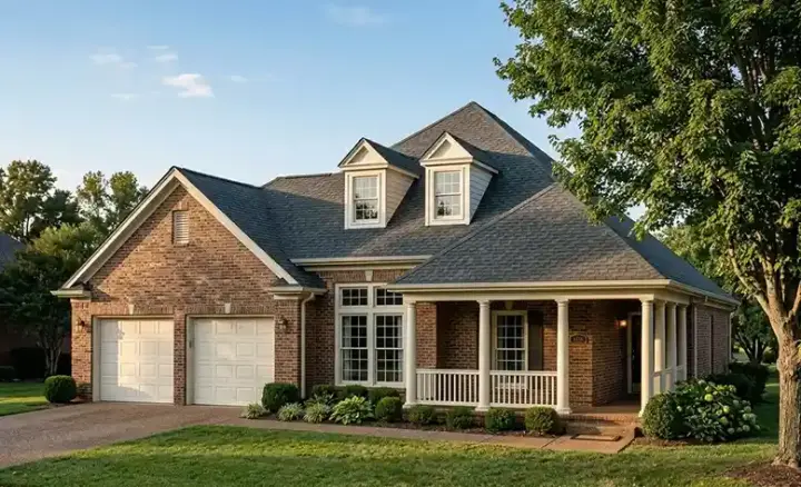 Country house plans 58-313 - front exterior, 1,669 sq ft, 3 bed, 2 bath house plans | Monster House Plans