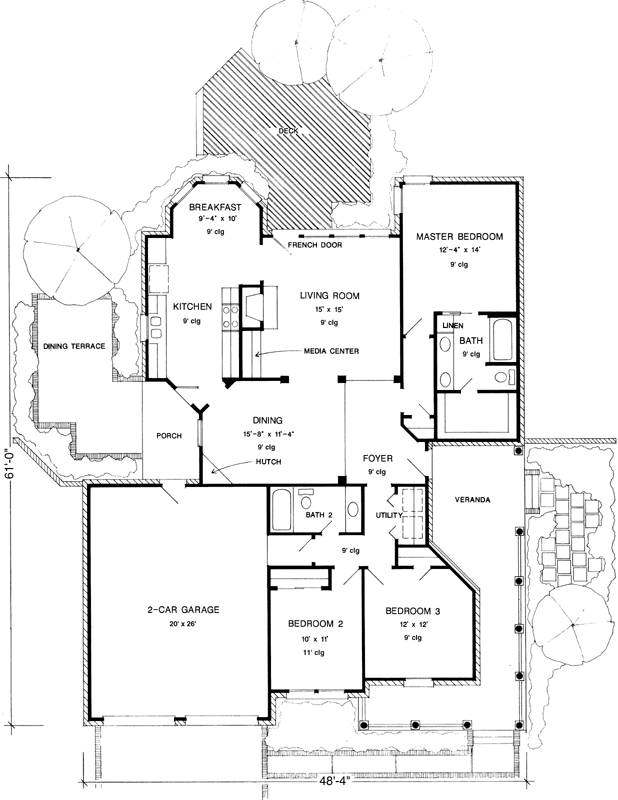 Main Floor Plan: 58-313