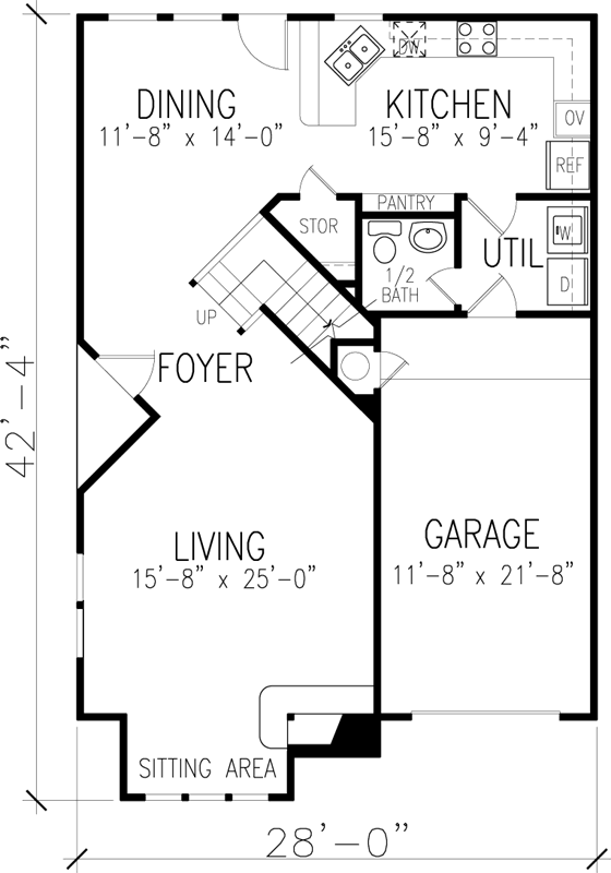 Main Floor Plan: 58-317