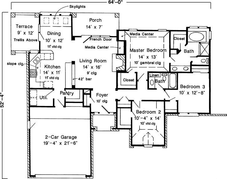 Main Floor Plan: 58-318
