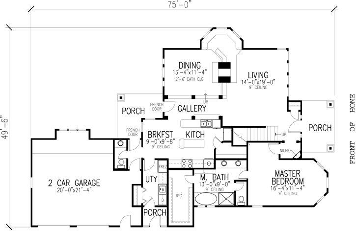 Main Floor Plan: 58-319