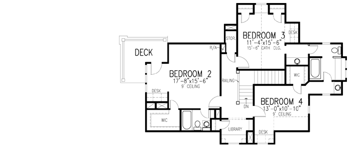 Upper/Second Floor Plan: 58-319