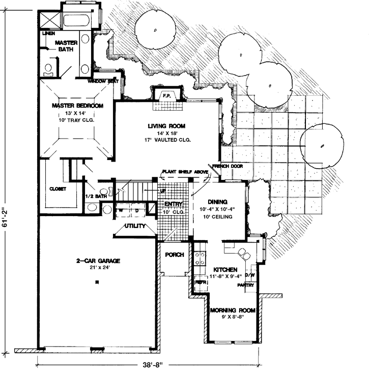 Main Floor Plan: 58-320