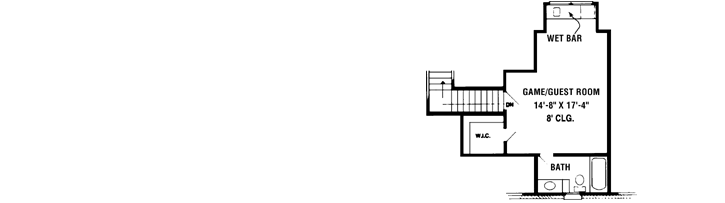 Upper/Second Floor Plan: 58-321