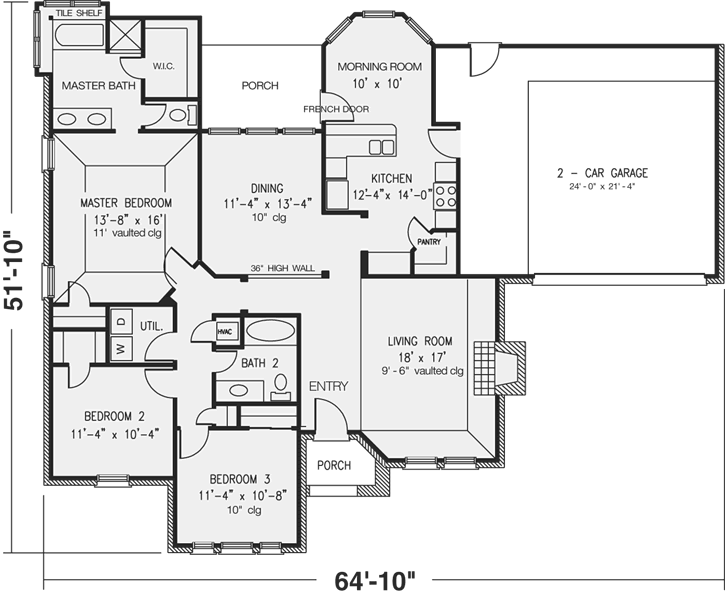 Main Floor Plan: 58-322