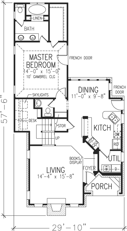 Main Floor Plan: 58-323