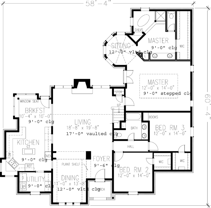 Main Floor Plan: 58-324