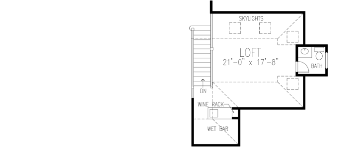 Upper/Second Floor Plan: 58-324