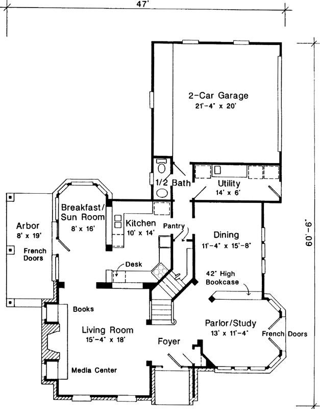 Main Floor Plan: 58-325