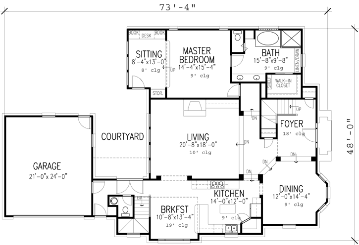Main Floor Plan: 58-328