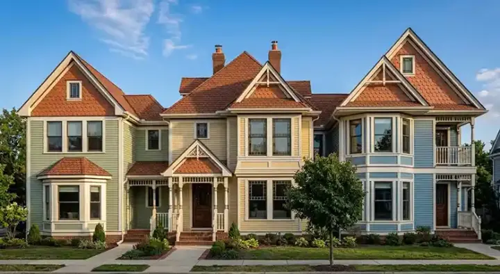 Victorian house plans 58-335 - front exterior, 1,755 sq ft, 2 bed, 2 bath house plans | Monster House Plans