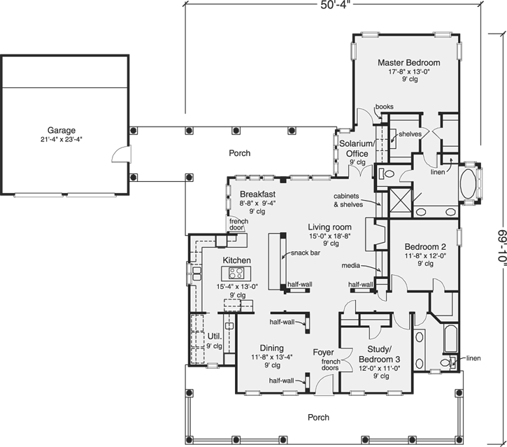 Main Floor Plan: 58-339