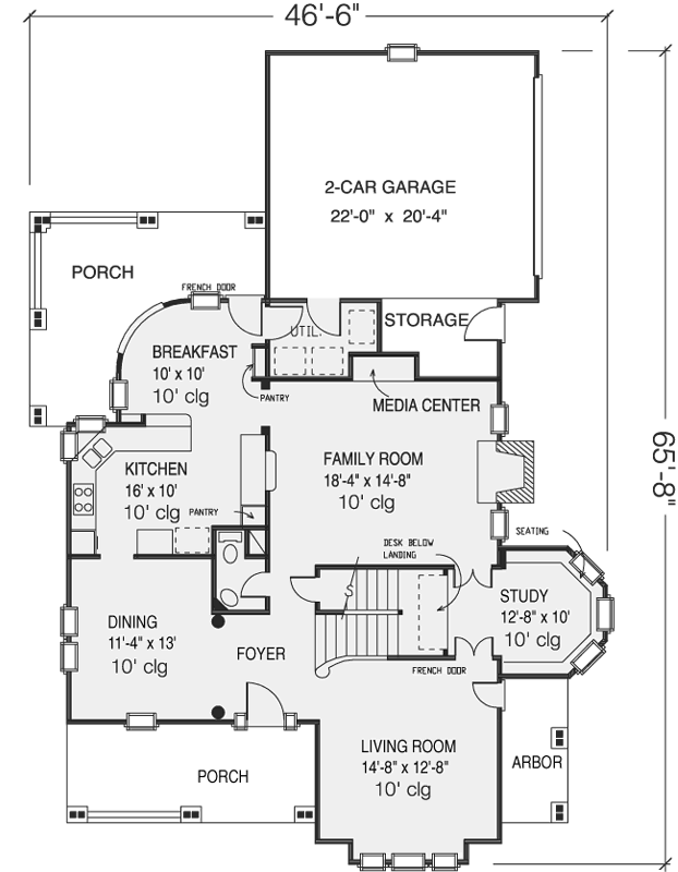 Main Floor Plan: 58-340