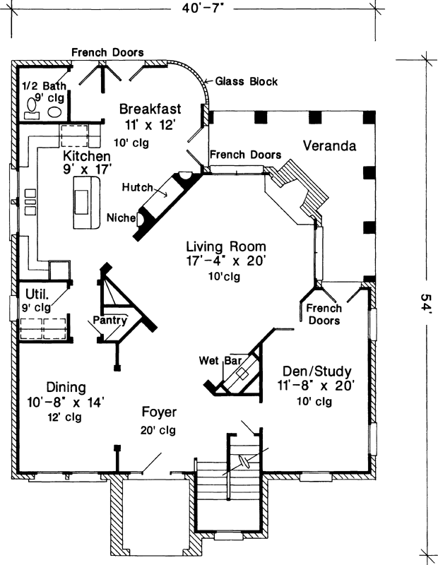 Main Floor Plan: 58-346
