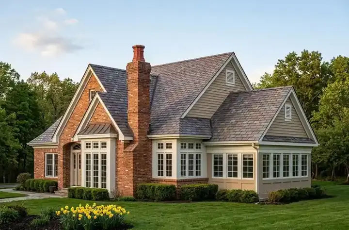 Traditional house plans 58-348 - front exterior, 1,816 sq ft, 3 bed, 2 bath house plans | Monster House Plans