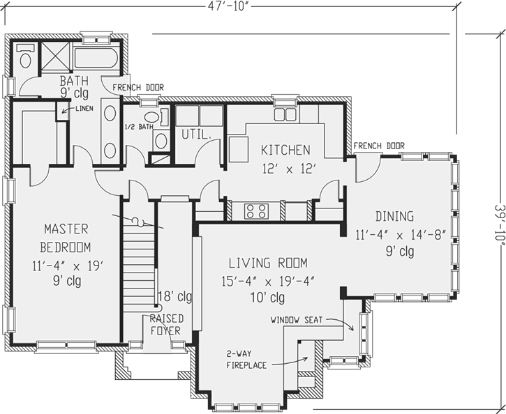 Main Floor Plan: 58-348