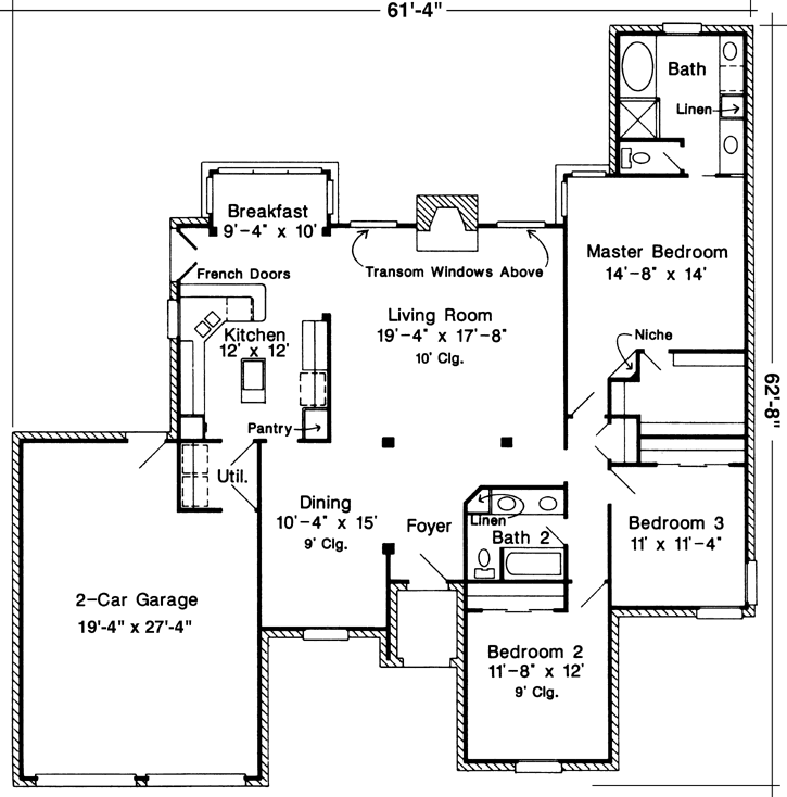 Main Floor Plan: 58-356
