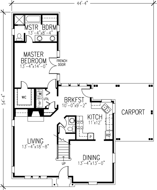 Main Floor Plan: 58-359