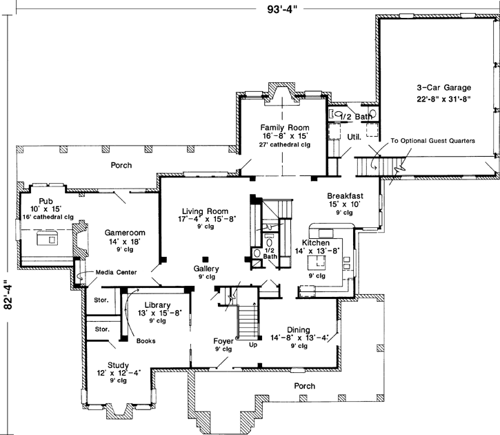 Main Floor Plan: 58-362