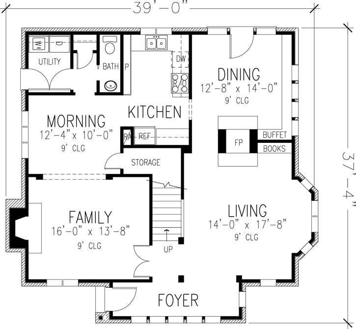 Main Floor Plan: 58-370