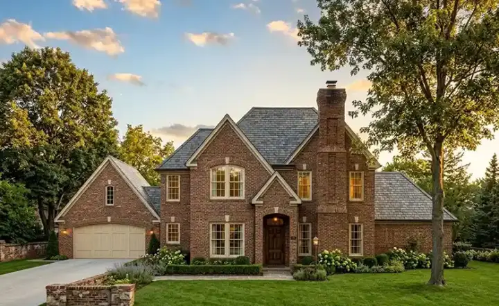 Traditional house plans 58-372 - front exterior, 2,921 sq ft, 4 bed, 2 bath house plans | Monster House Plans