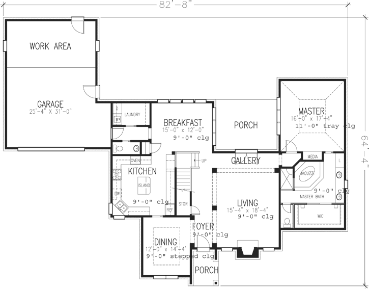 Main Floor Plan: 58-372