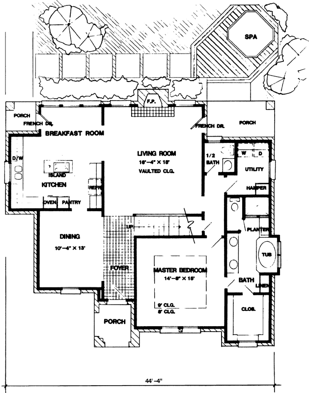 Main Floor Plan: 58-374