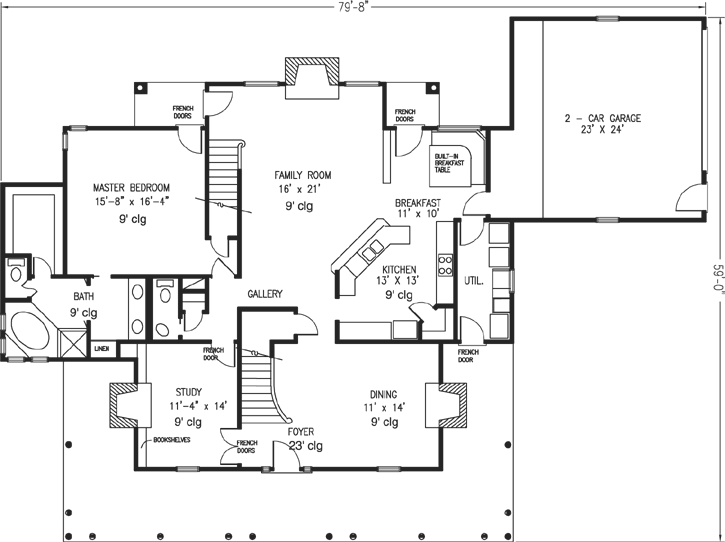 Main Floor Plan: 58-375