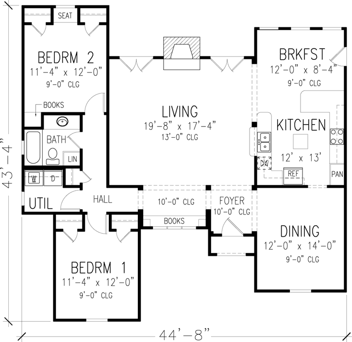 Main Floor Plan: 58-378